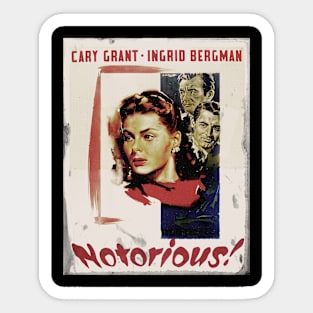 Classic Movie - Notorious! Sticker